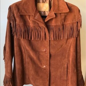 Suede Fringed Jacket